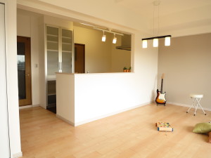 オープンタイプのキッチン