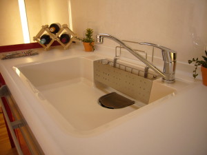 人造大理石のシンク