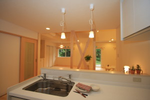 キッチンから見える風景