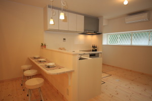 子育て家族に便利なカウンター